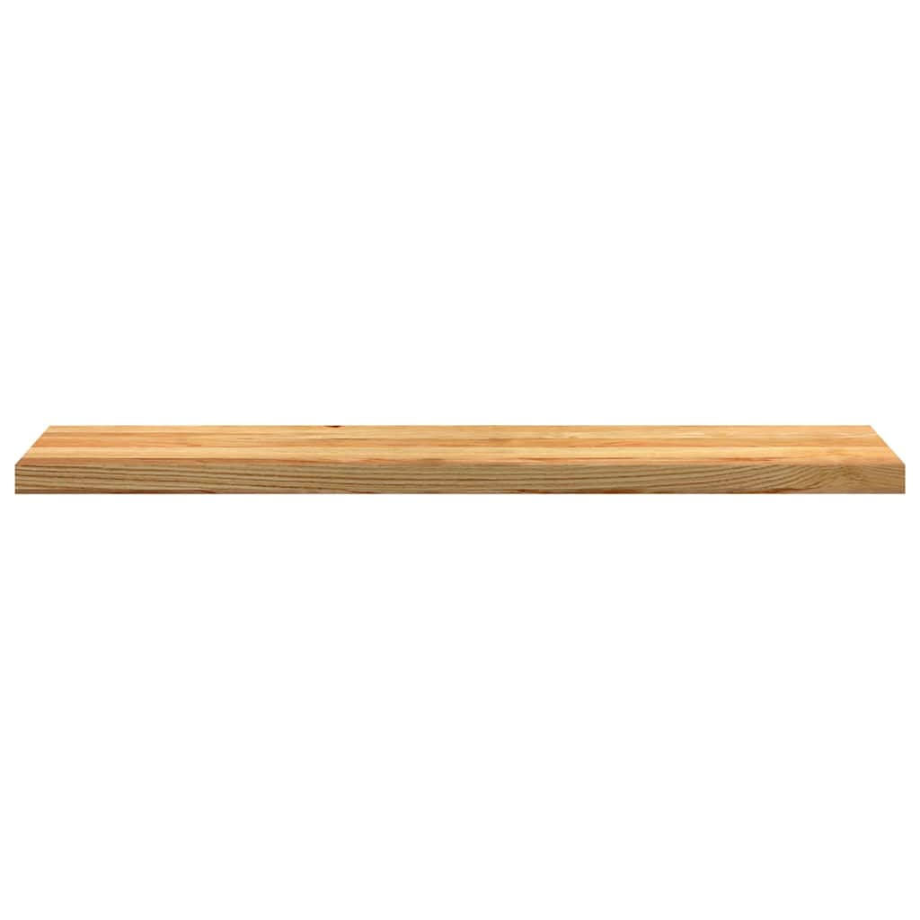 vidaXL Parapety 2 szt., jasnobrązowy, 120x30x2 cm, lite drewno dębowe
