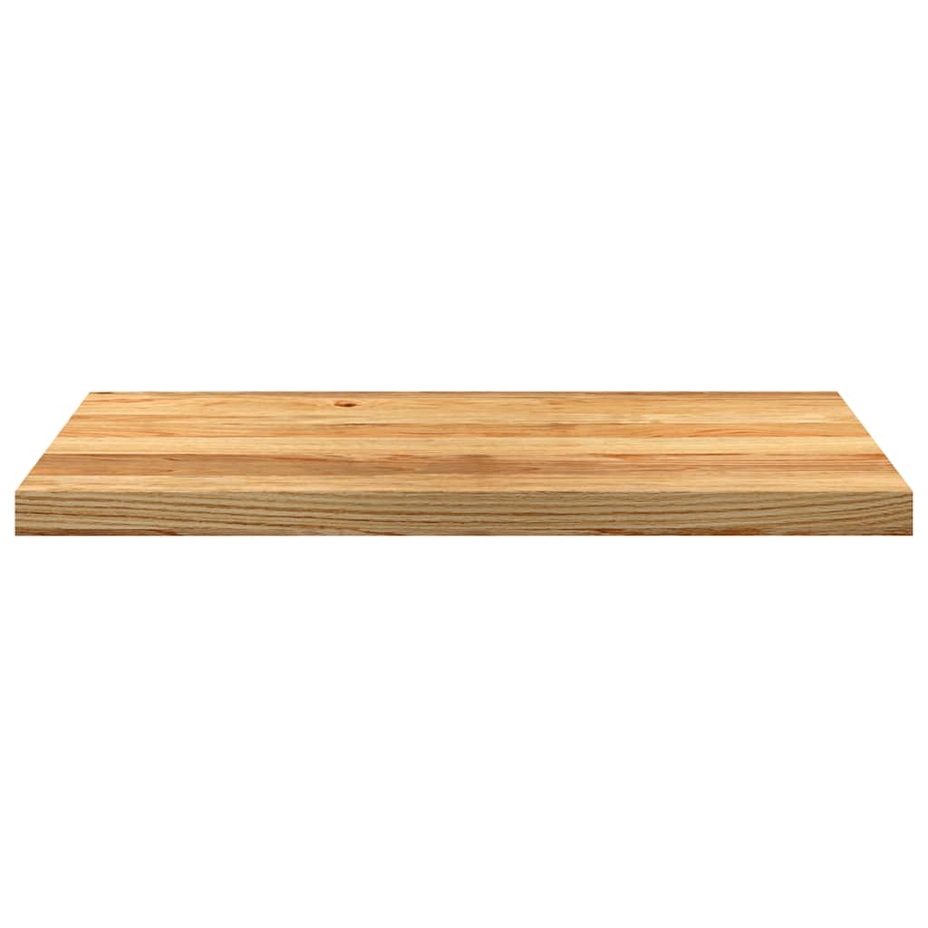 vidaXL Parapety 2 szt., jasnobrązowy, 80x40x2 cm, lite drewno dębowe