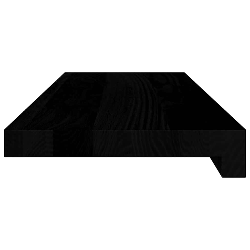 vidaXL Parapety 2 szt., brązowoczarny, 70x20x2 cm, lite drewno dębowe