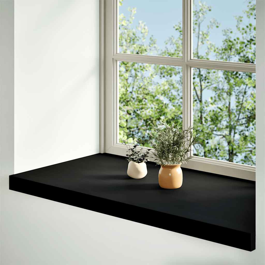vidaXL Parapety 2 szt., brązowoczarny, 70x40x2 cm, lite drewno dębowe
