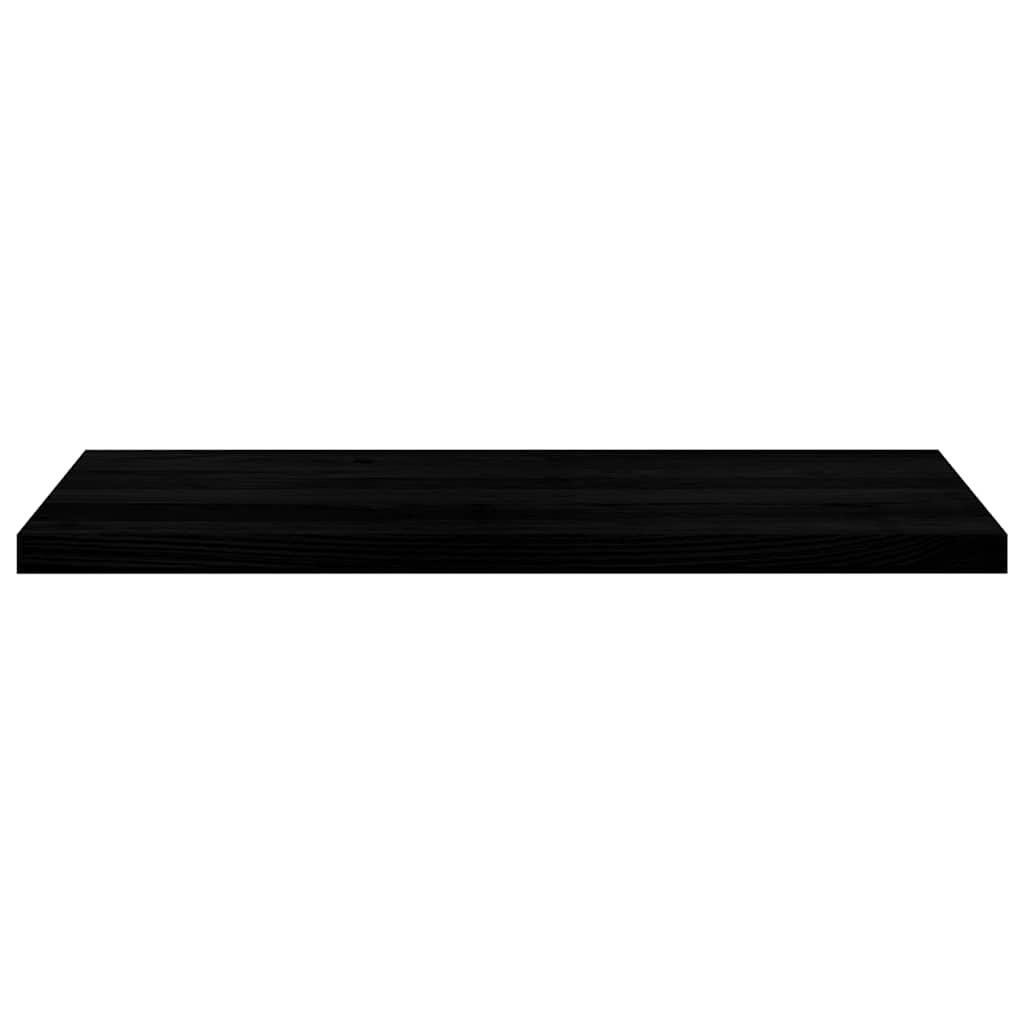vidaXL Parapety 2 szt., brązowoczarny, 100x40x2 cm, lite drewno dębowe