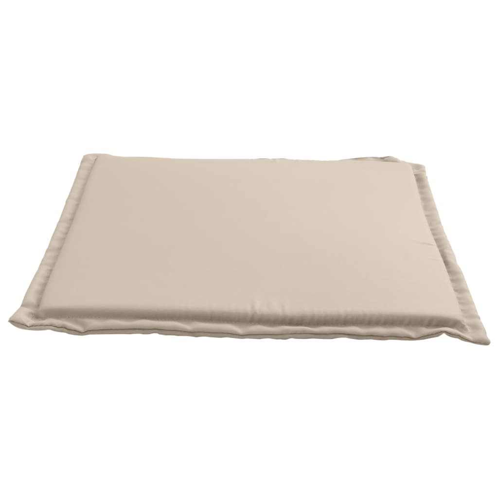vidaXL Podkładki na siedziska ogrodowe, 2 szt., taupe, 45x45x2 cm