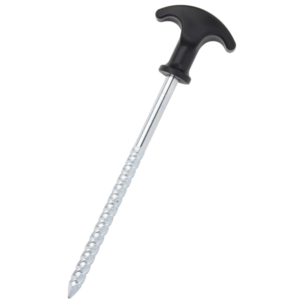 vidaXL Śledzie do namiotu, 24 szt., 17 cm, Ø7 mm, stal galwanizowana