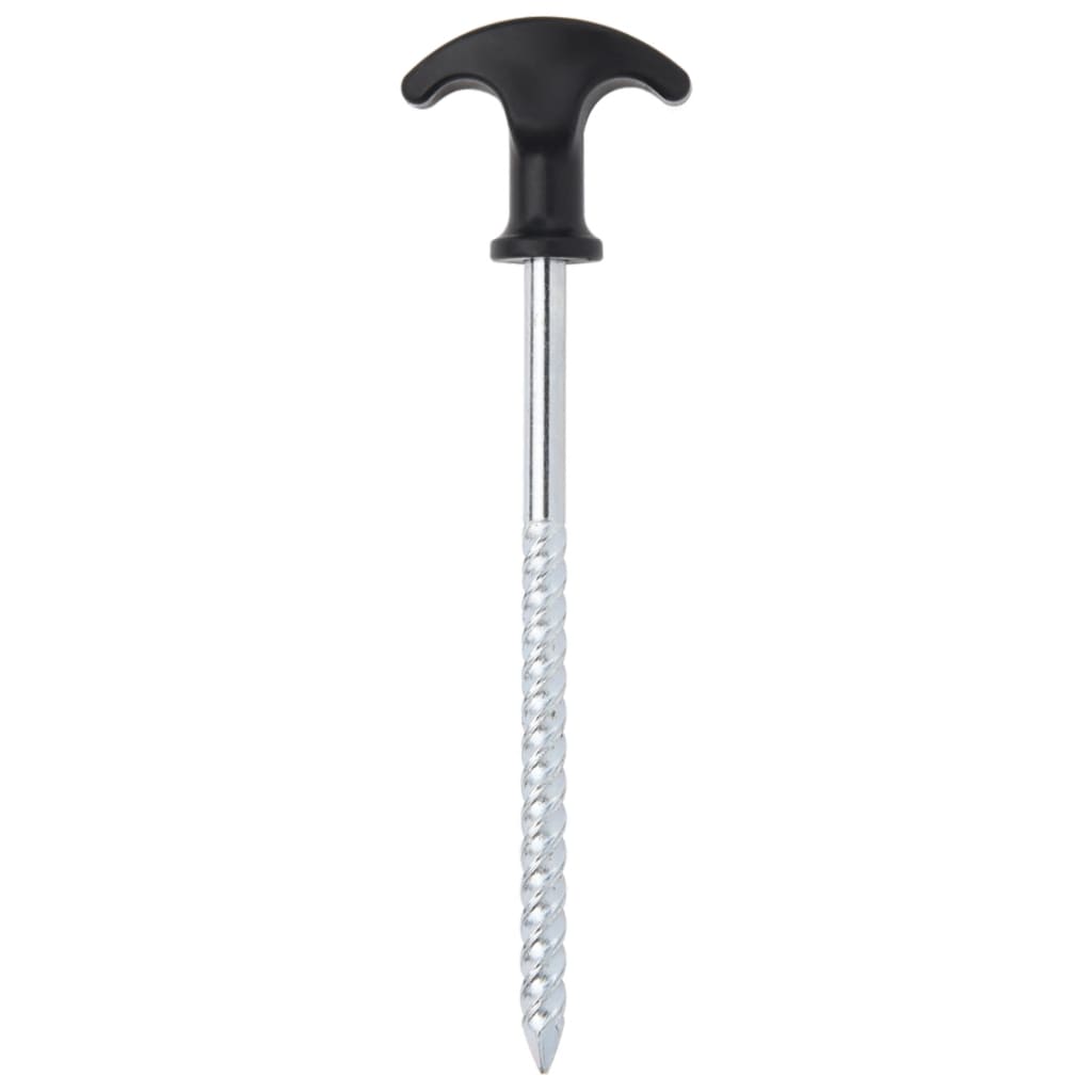 vidaXL Śledzie do namiotu, 24 szt., 17 cm, Ø7 mm, stal galwanizowana
