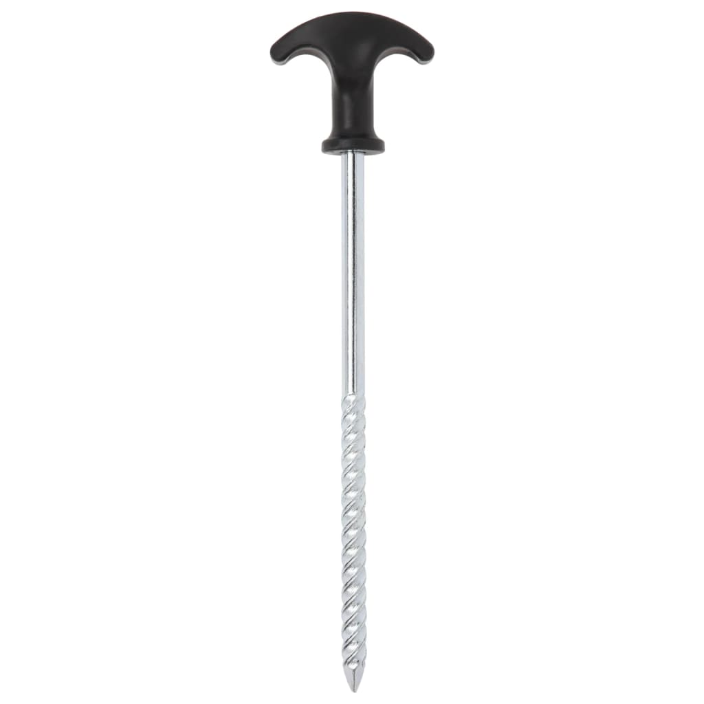 vidaXL Śledzie do namiotu, 24 szt., 20 cm, Ø7 mm, stal galwanizowana