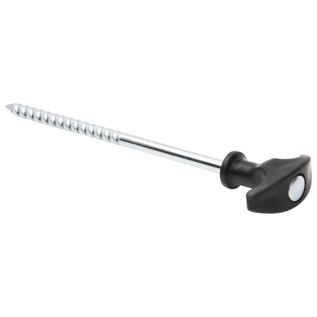 vidaXL Śledzie do namiotu, 24 szt., 20 cm, Ø7 mm, stal galwanizowana