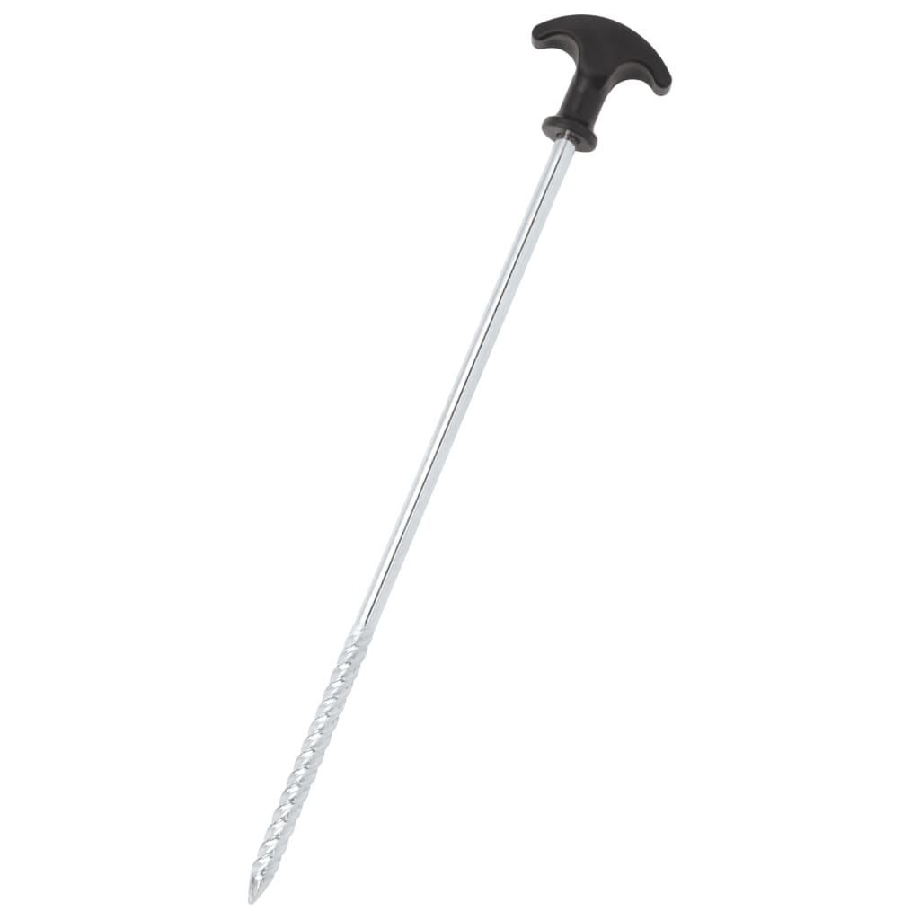 vidaXL Śledzie do namiotu, 24 szt., 30 cm, Ø7 mm, stal galwanizowana