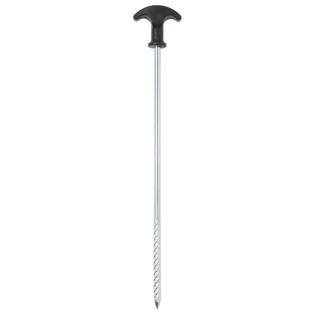 vidaXL Śledzie do namiotu, 24 szt., 30 cm, Ø7 mm, stal galwanizowana