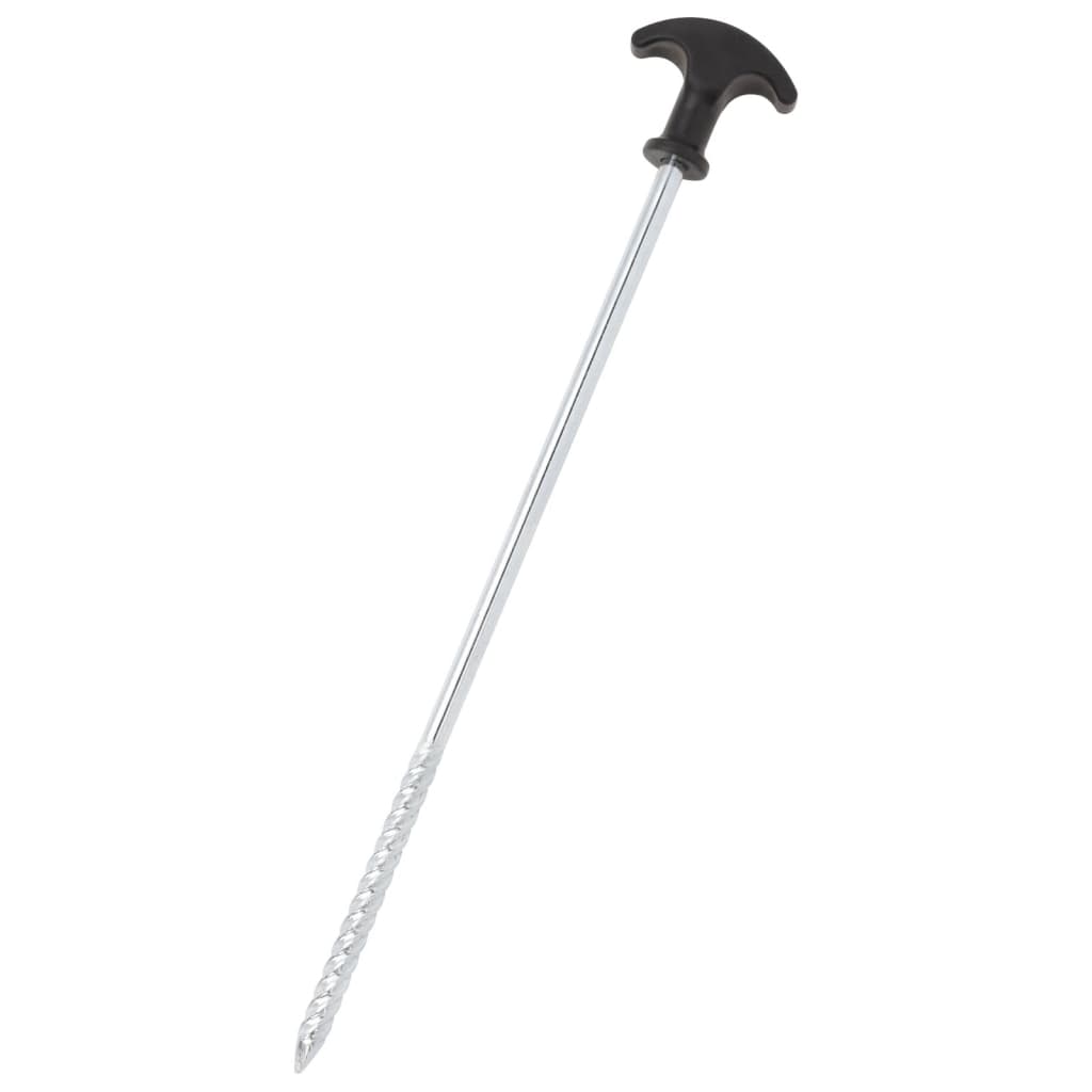 vidaXL Śledzie do namiotu, 12 szt., 30 cm, Ø7 mm, stal galwanizowana