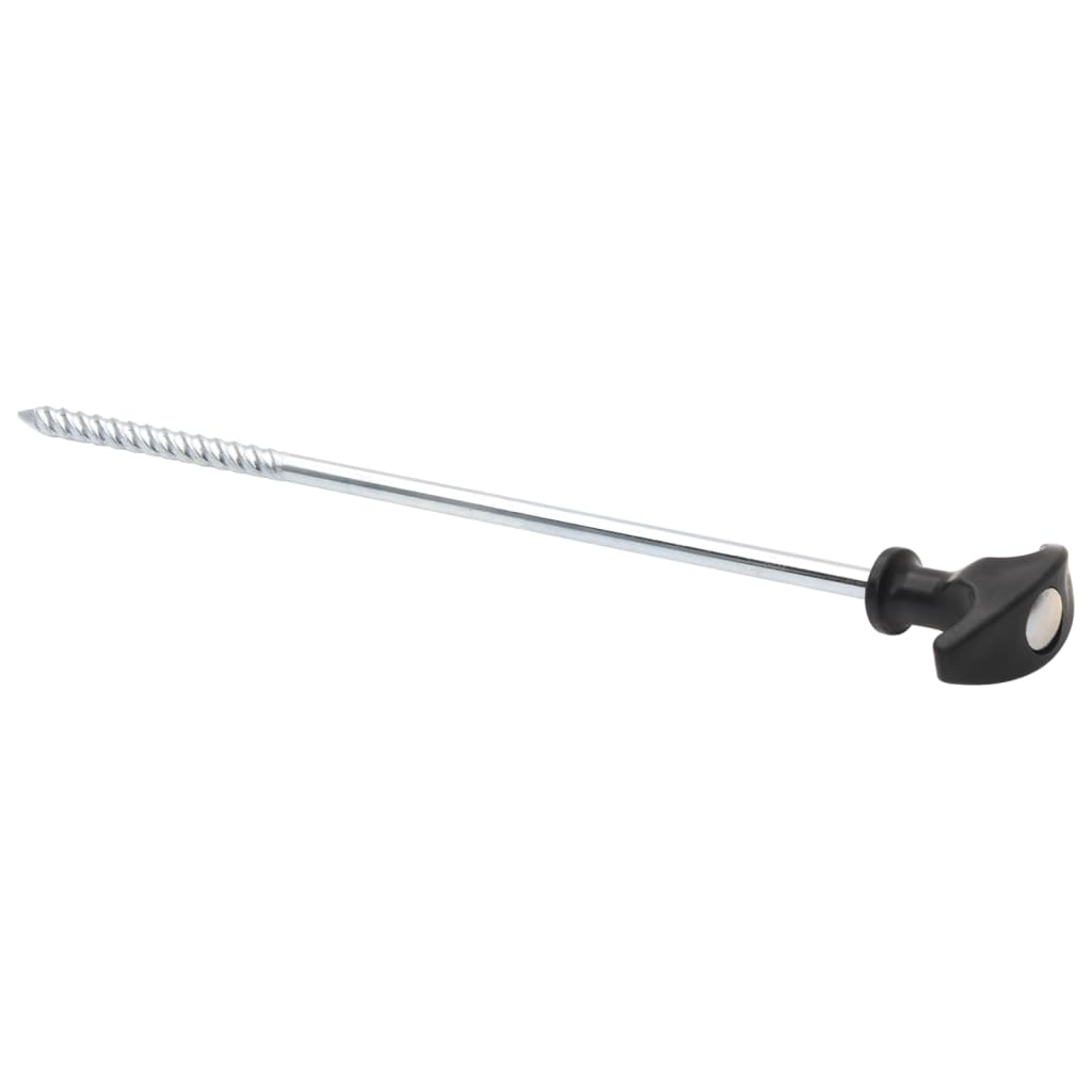 vidaXL Śledzie do namiotu, 12 szt., 30 cm, Ø7 mm, stal galwanizowana