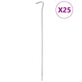 vidaXL Śledzie do namiotu, 25 szt., 30 cm, Ø7 mm, stal galwanizowana
