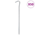 vidaXL Śledzie do namiotu, 50 szt., 23 cm, Ø7 mm, stal galwanizowana