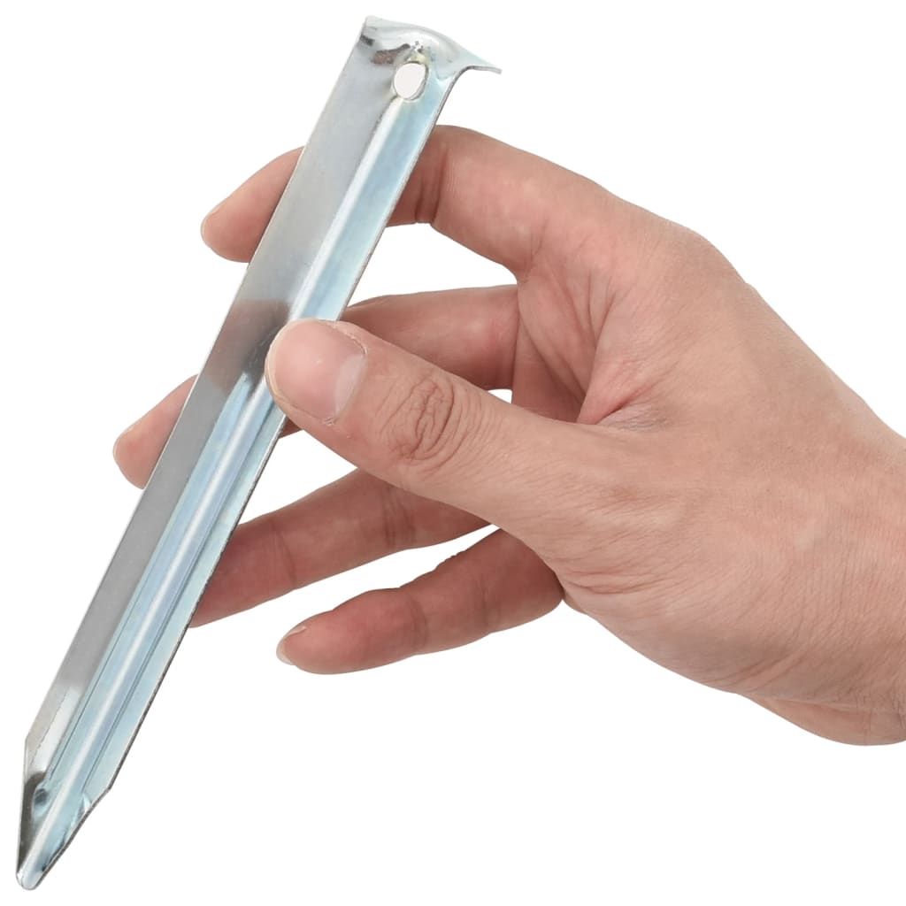 vidaXL Śledzie do namiotu, 24 szt., 17 cm, Ø20 mm, stal galwanizowana