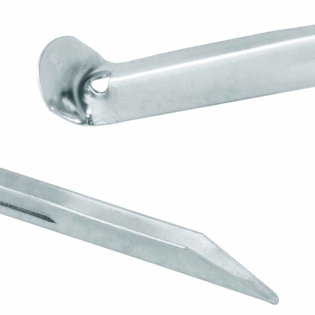 vidaXL Śledzie do namiotu, 24 szt., 22 cm, Ø20 mm, stal galwanizowana