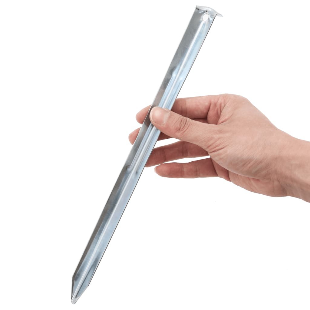 vidaXL Śledzie do namiotu, 24 szt., 30 cm, Ø20 mm, stal galwanizowana