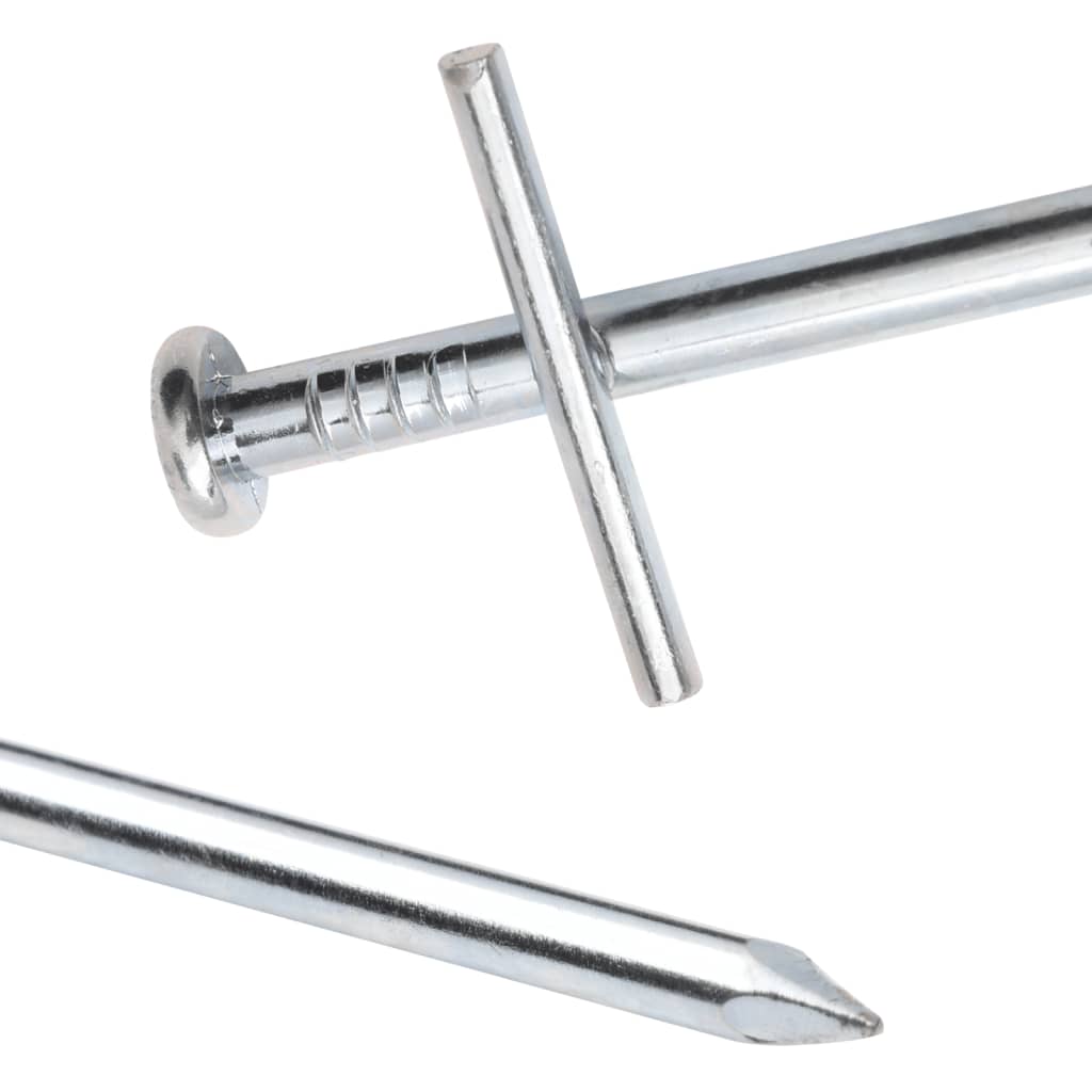 vidaXL Śledzie do namiotu, 24 szt., 29,5 cm, Ø6 mm, stal galwanizowana