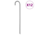 vidaXL Śledzie do namiotu, 12 szt, 41,5 cm, Ø12 mm, stal galwanizowana
