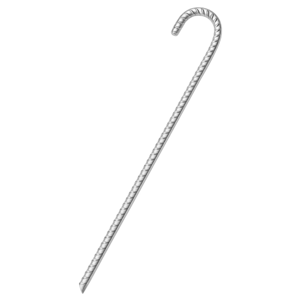 vidaXL Śledzie do namiotu, 12 szt, 41,5 cm, Ø12 mm, stal galwanizowana