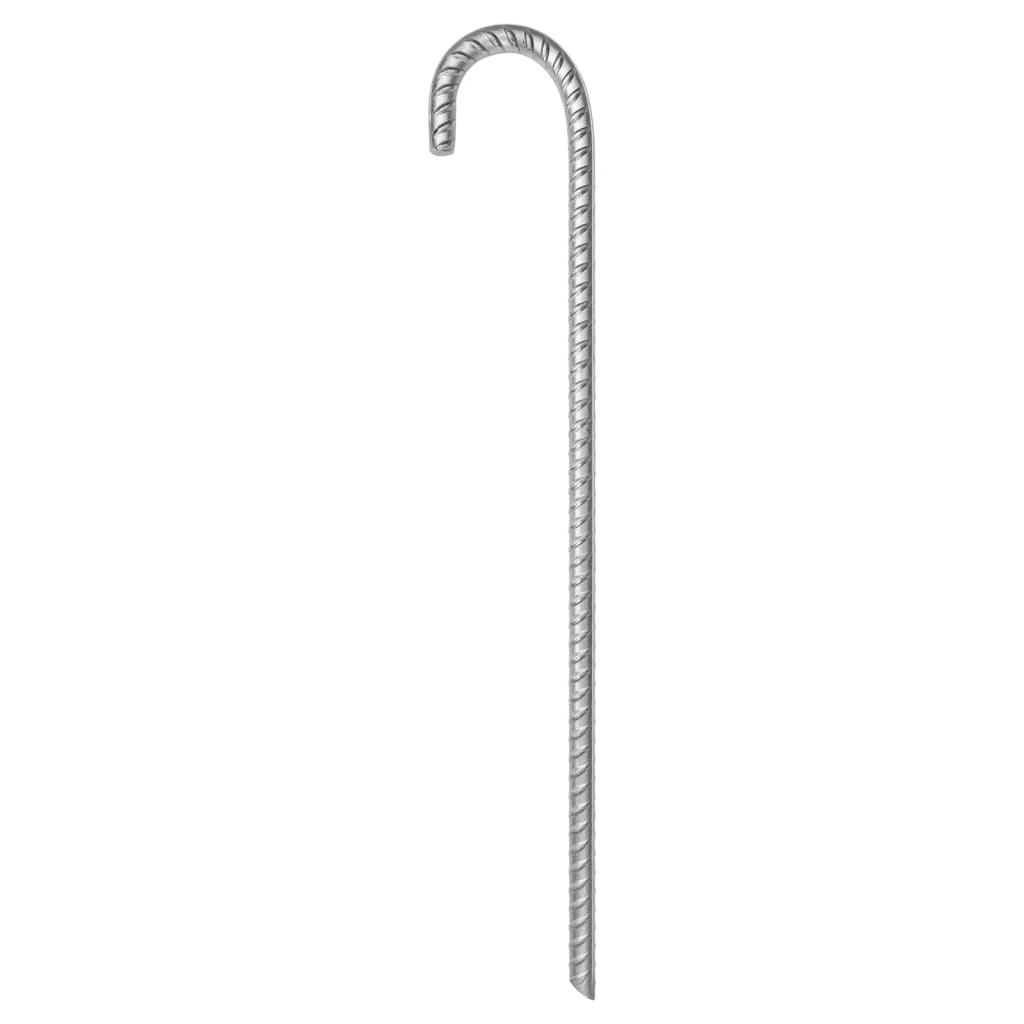 vidaXL Śledzie do namiotu, 12 szt, 41,5 cm, Ø12 mm, stal galwanizowana