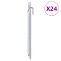 vidaXL Śledzie do namiotu, 24 szt., kształt V, 24 cm, Ø20 mm, stal