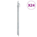vidaXL Śledzie do namiotu, 24 szt., kształt V, 29,5 cm Ø20 mm, stal