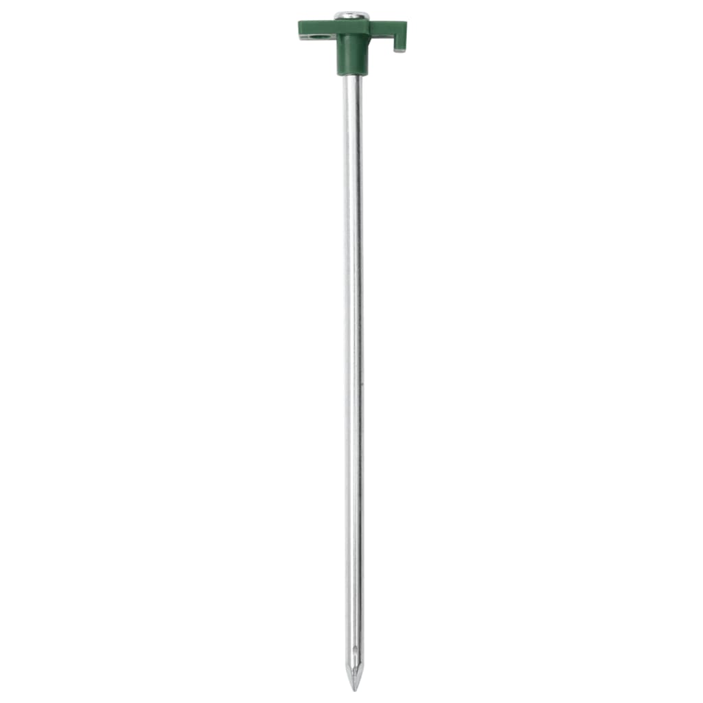 vidaXL Śledzie do namiotu, 24 szt., 25 cm, 7 mm, stal i PP