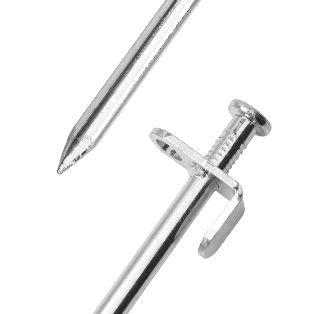 vidaXL Śledzie do namiotu, 24 szt., 19,5 cm, 8 mm, stal galwanizowana