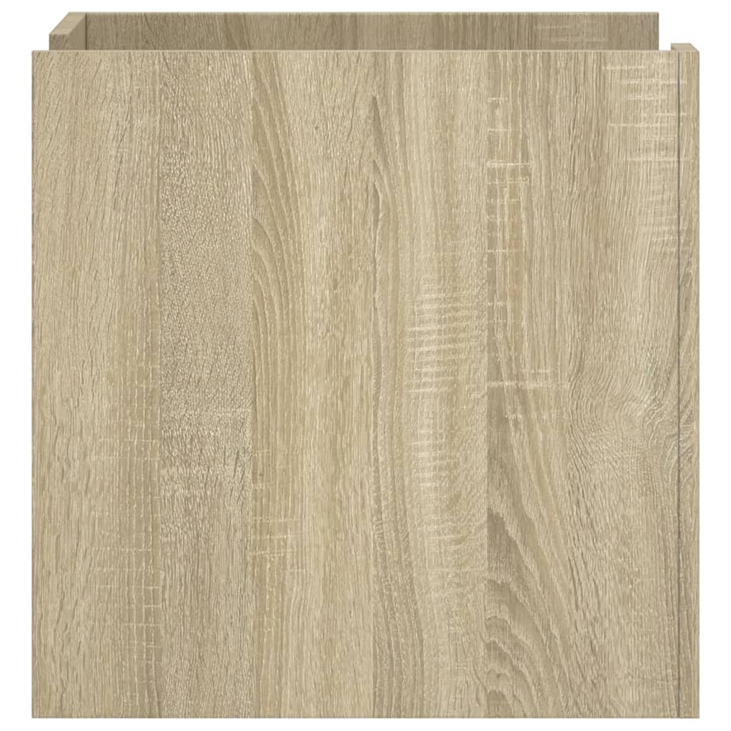 vidaXL Szafka nocna, dąb sonoma, 45x50x50 cm, materiał drewnopochodny