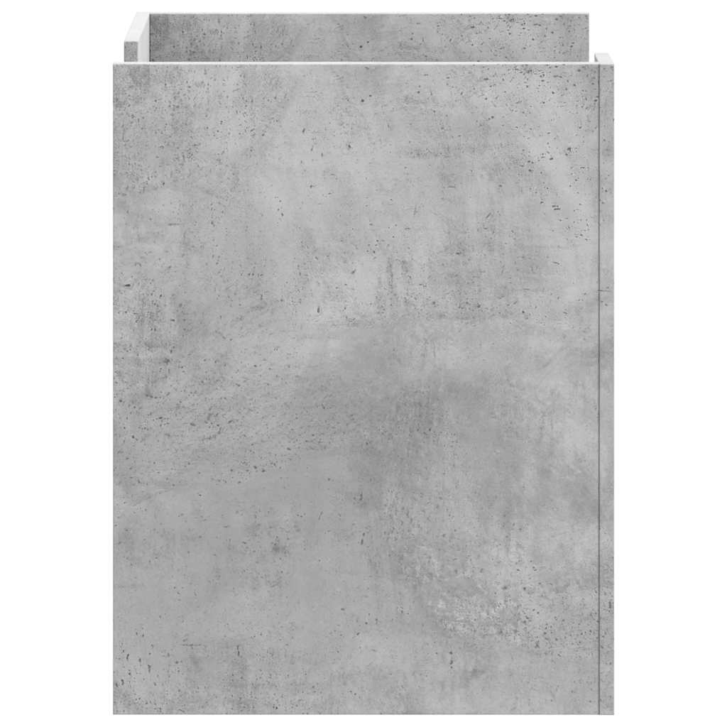 vidaXL Szafka nocna, szarość betonu, 45x50x65 cm