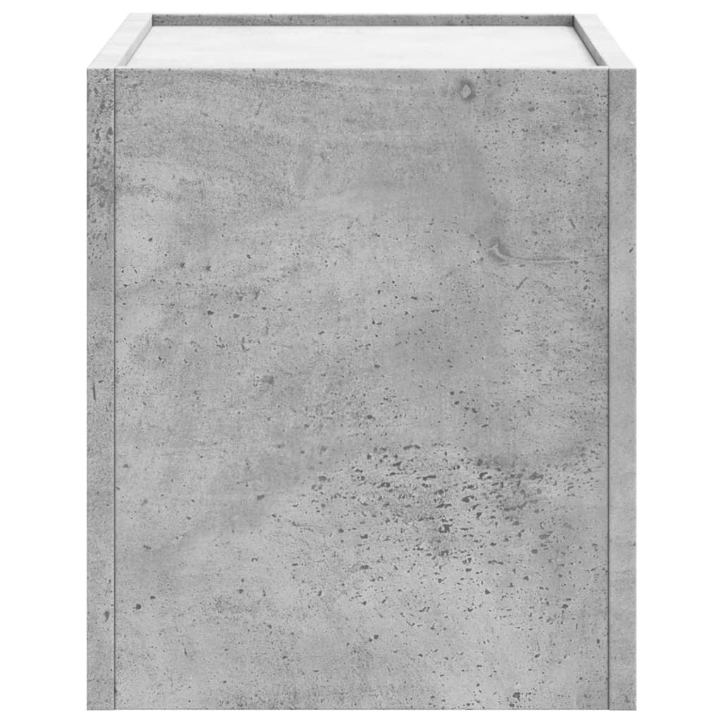 vidaXL Wisząca szafka nocna, szarość betonu, 45x30x35 cm