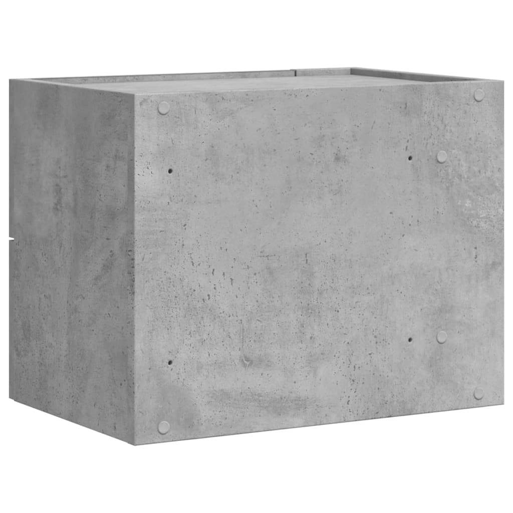 vidaXL Wiszące szafki nocne, 2 szt., szarość betonu, 45x30x35 cm