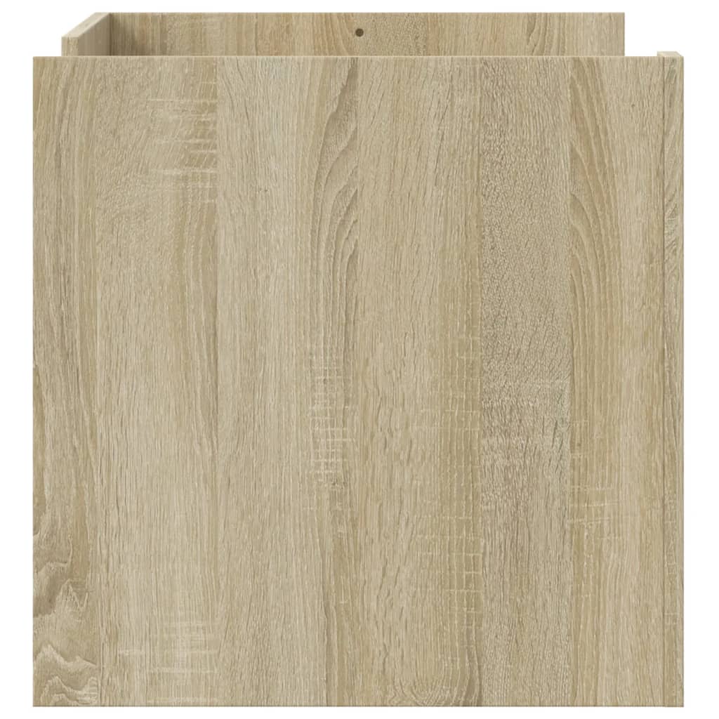vidaXL Stolik kawowy, dąb sonoma 80x50x50 cm, materiał drewnopochodny
