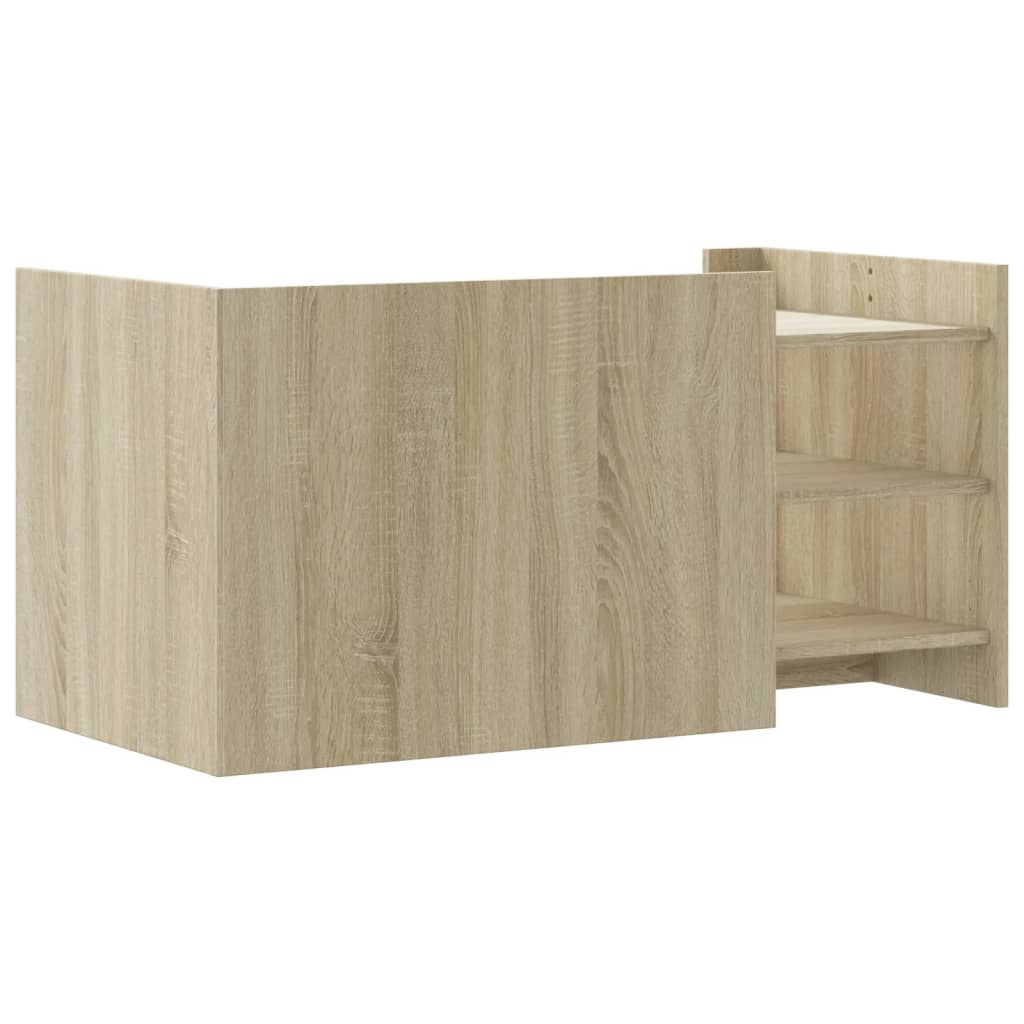 vidaXL Stolik kawowy, dąb sonoma, 100x50x50 cm materiał drewnopochodny