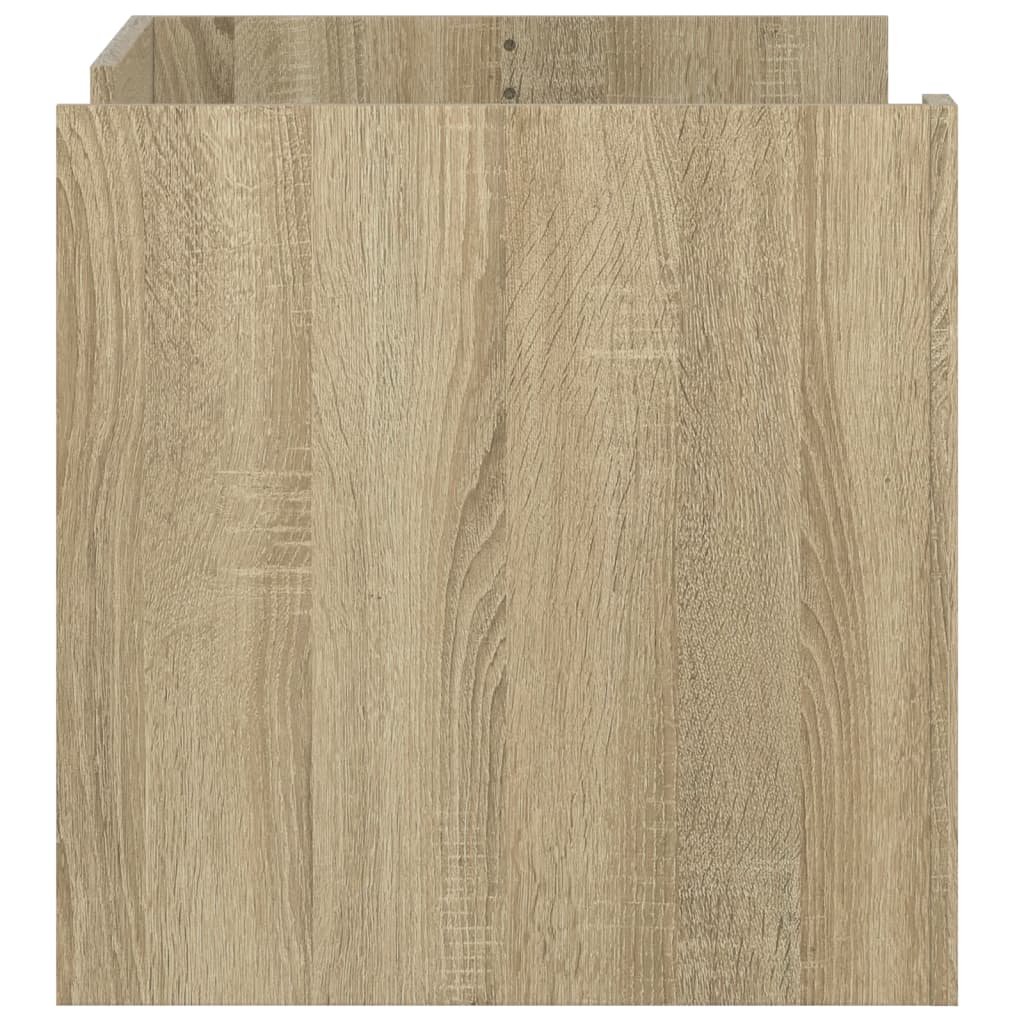 vidaXL Stolik kawowy, dąb sonoma 80x50x50 cm, materiał drewnopochodny
