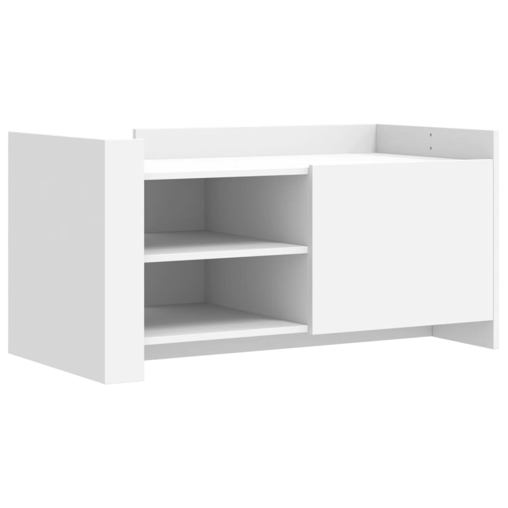 vidaXL Stolik kawowy, biały, 100x50x50 cm, materiał drewnopochodny