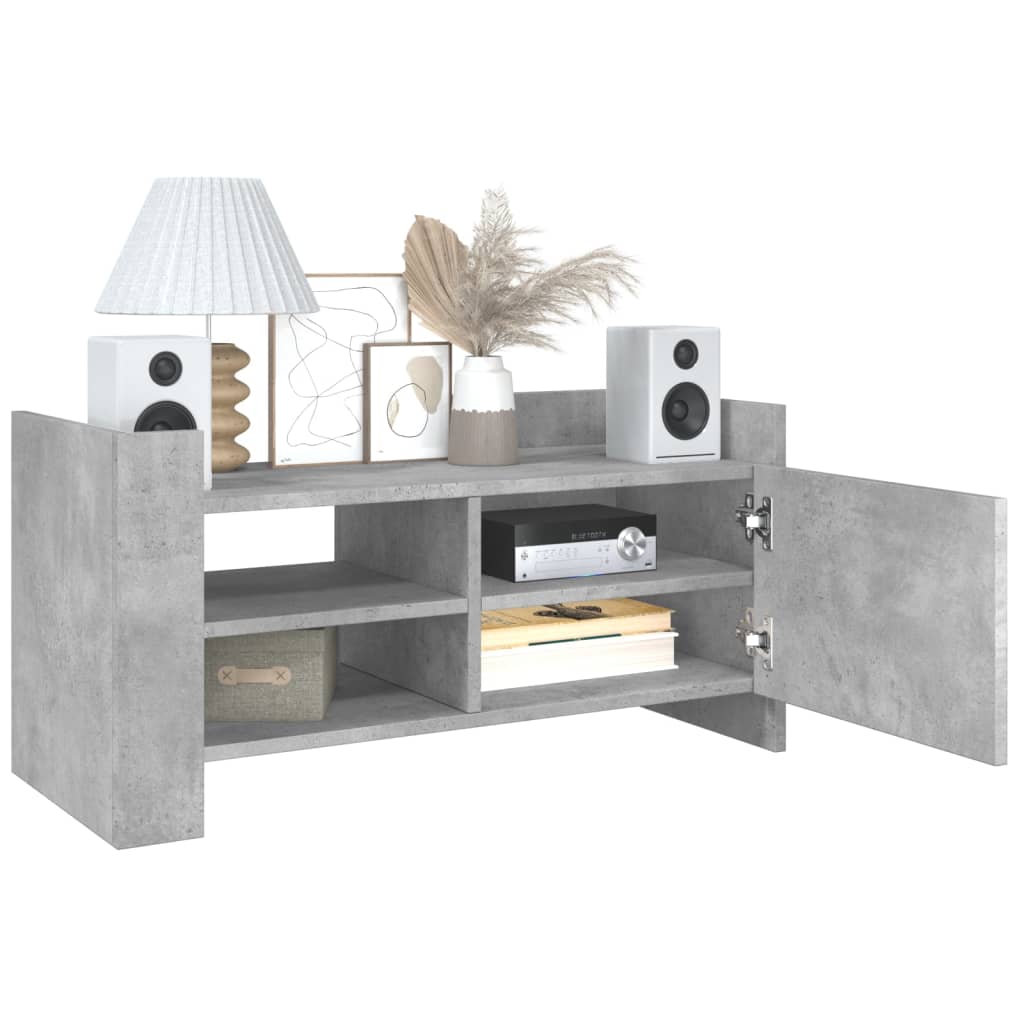 vidaXL Szafka pod TV, szarość betonu, 80x35x40 cm