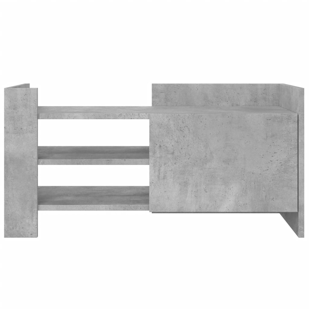 vidaXL Szafka pod TV, szarość betonu, 80x35x40 cm