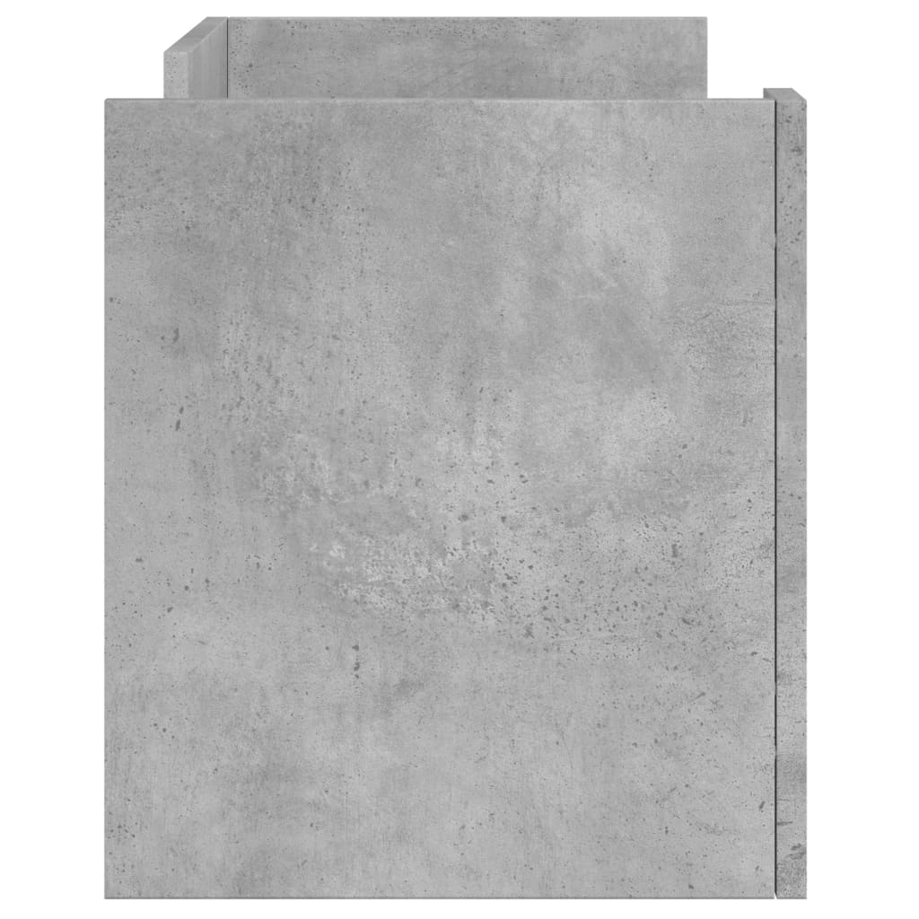 vidaXL Szafka pod TV, szarość betonu, 80x35x40 cm