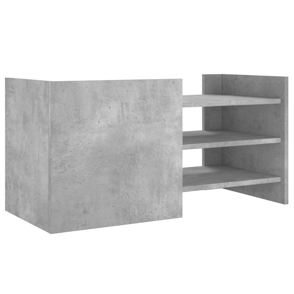 vidaXL Szafka pod TV, szarość betonu, 80x35x40 cm