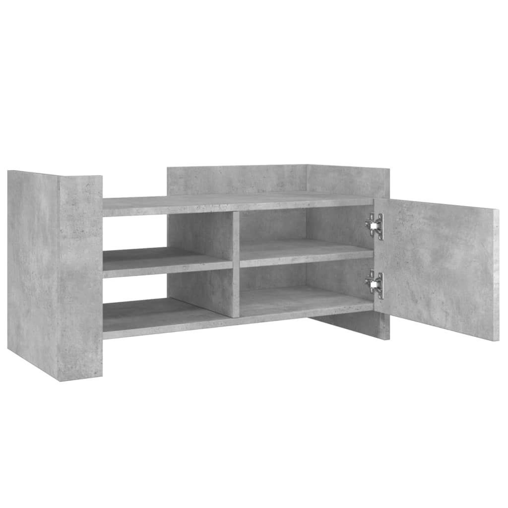 vidaXL Szafka pod TV, szarość betonu, 80x35x40 cm