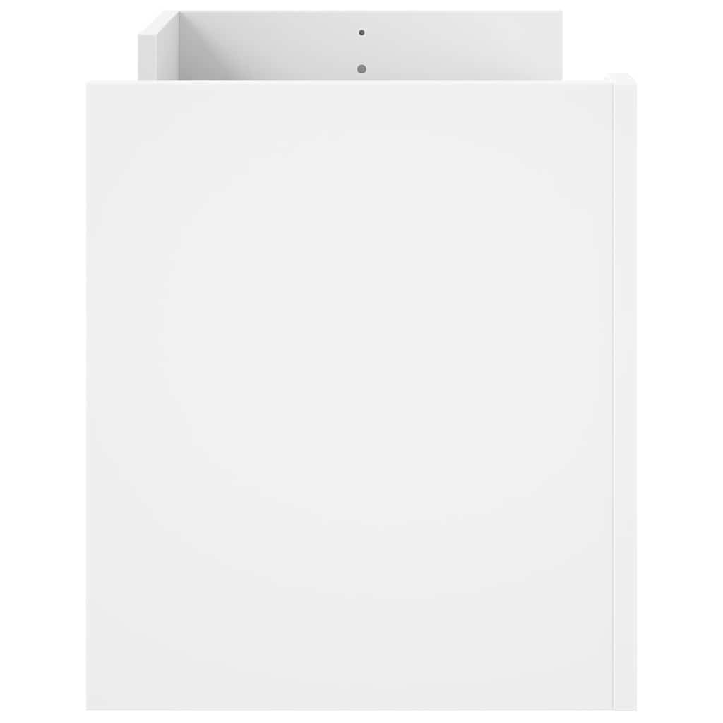 vidaXL Szafka pod TV, biała, 100x35x40 cm, materiał drewnopochodny
