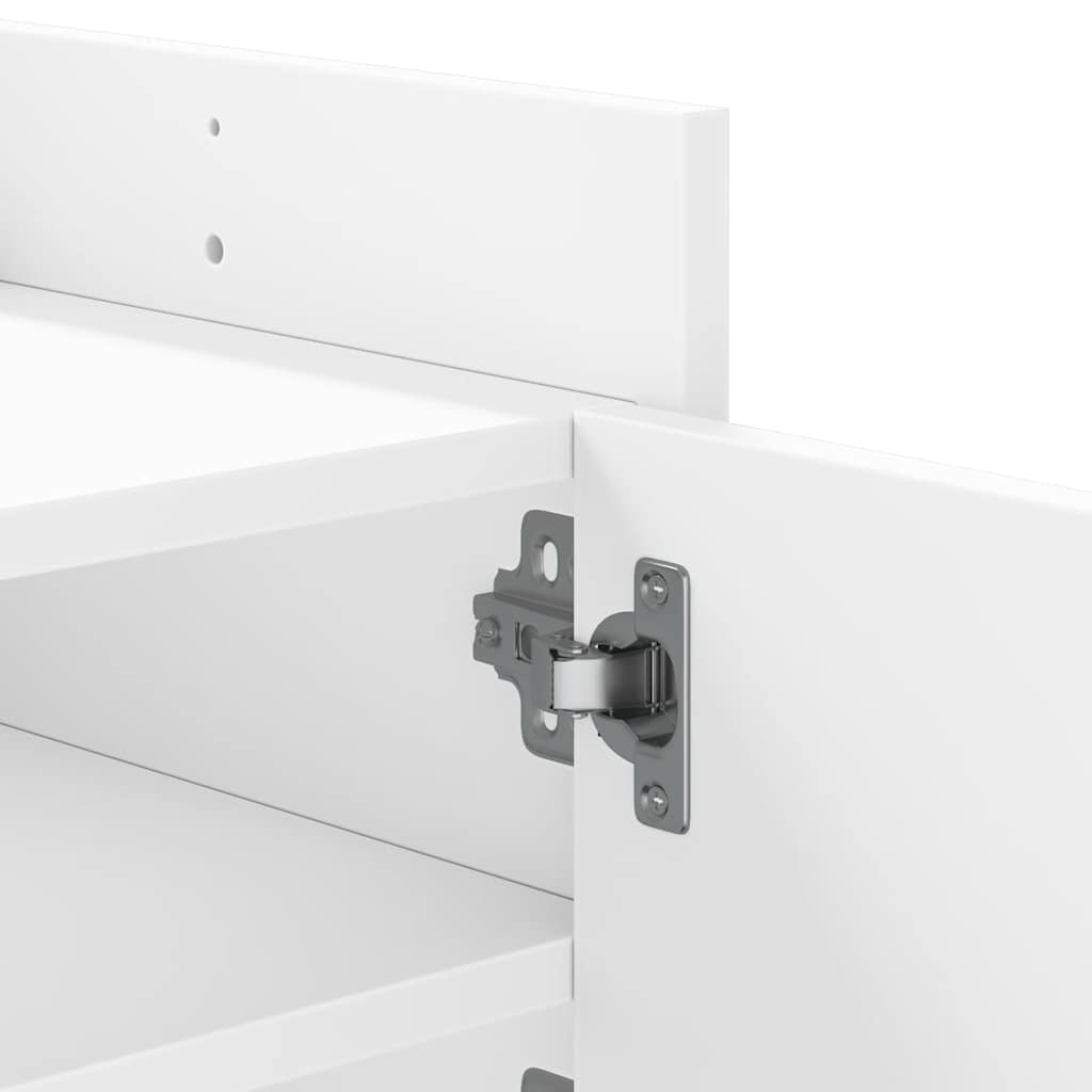 vidaXL Szafka pod TV, biała, 100x35x40 cm, materiał drewnopochodny