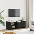 vidaXL Szafka pod TV, czarna, 100x35x40 cm, materiał drewnopochodny