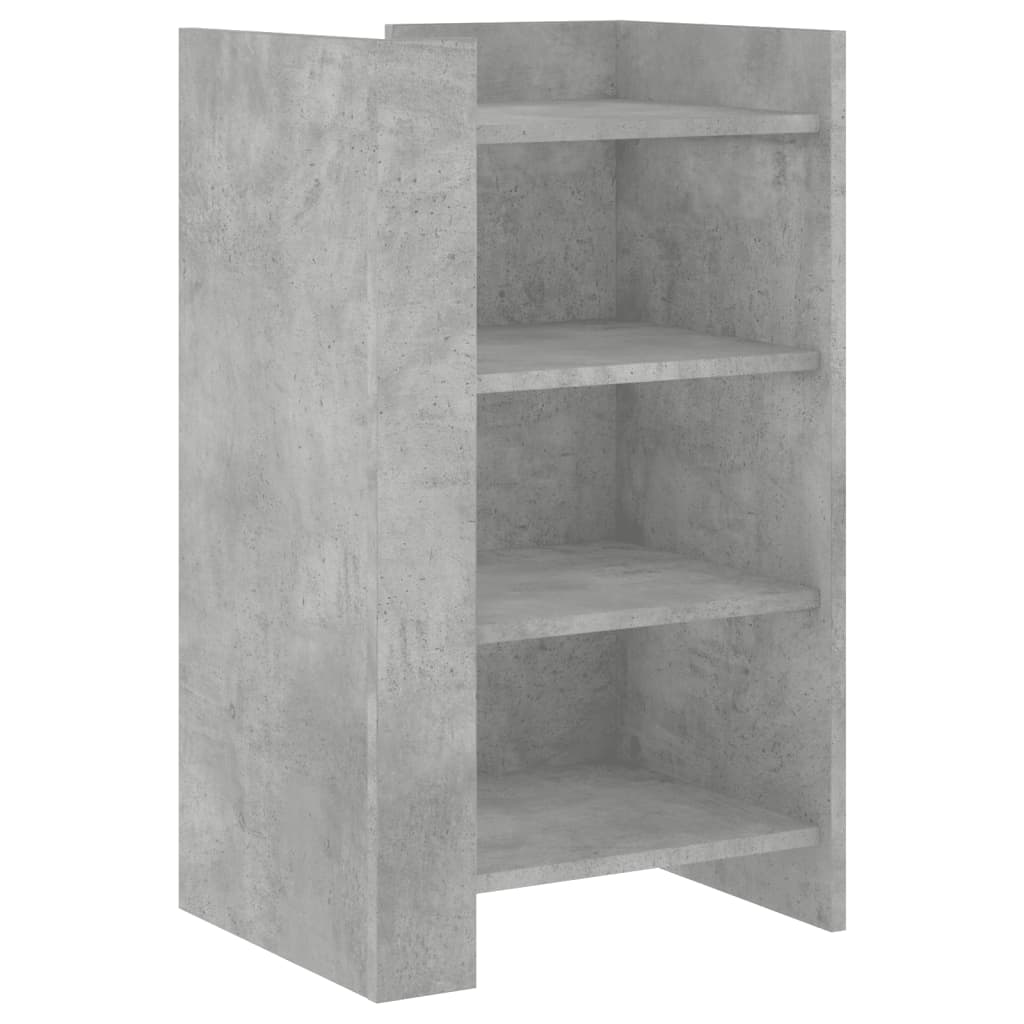 vidaXL Szafka, szarość betonu, 45x35x75 cm, materiał drewnopochodny
