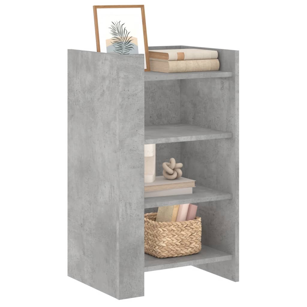 vidaXL Szafka, szarość betonu, 45x35x75 cm, materiał drewnopochodny