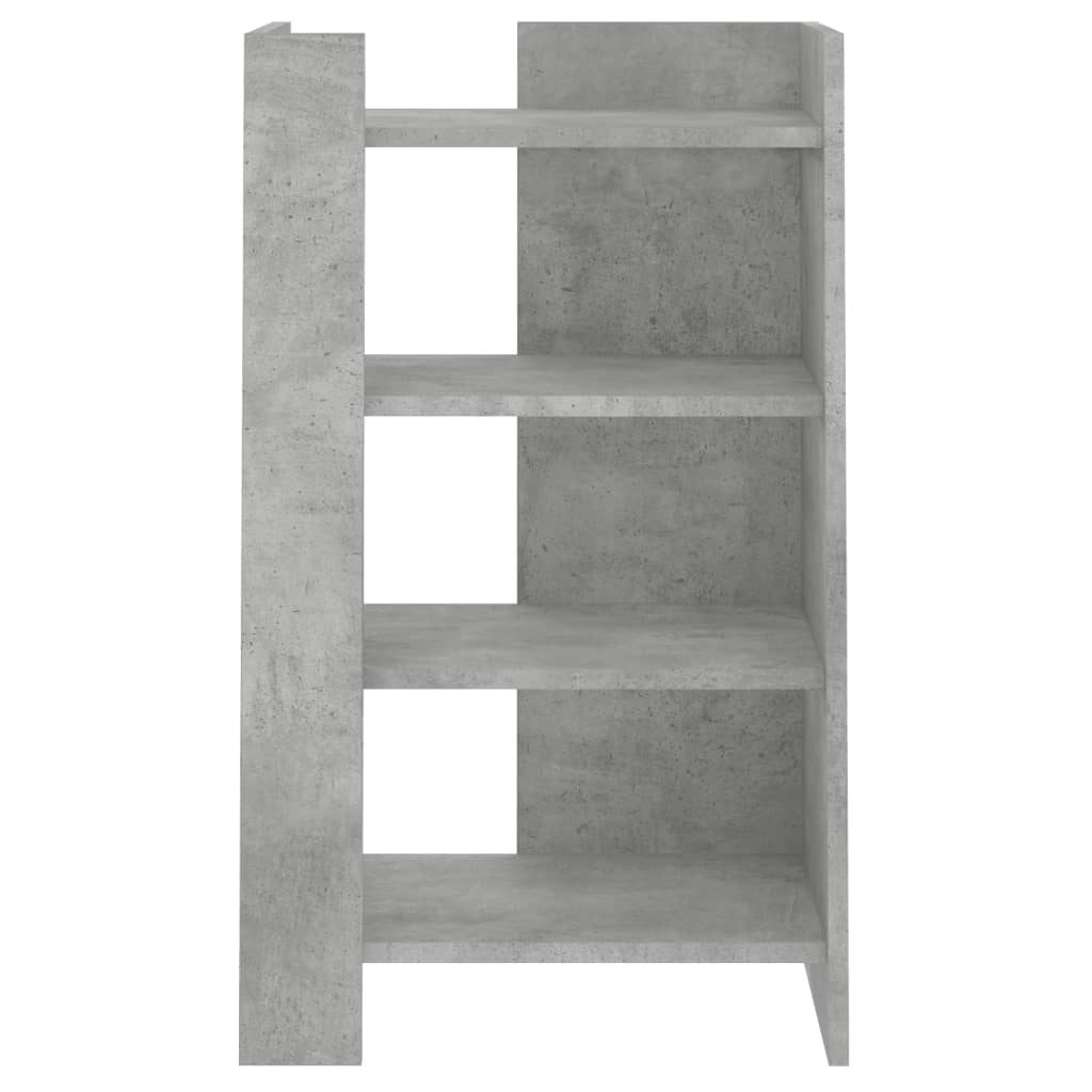 vidaXL Szafka, szarość betonu, 45x35x75 cm, materiał drewnopochodny