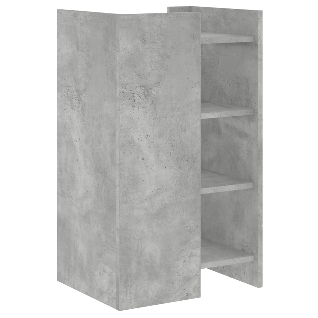 vidaXL Szafka, szarość betonu, 45x35x75 cm, materiał drewnopochodny