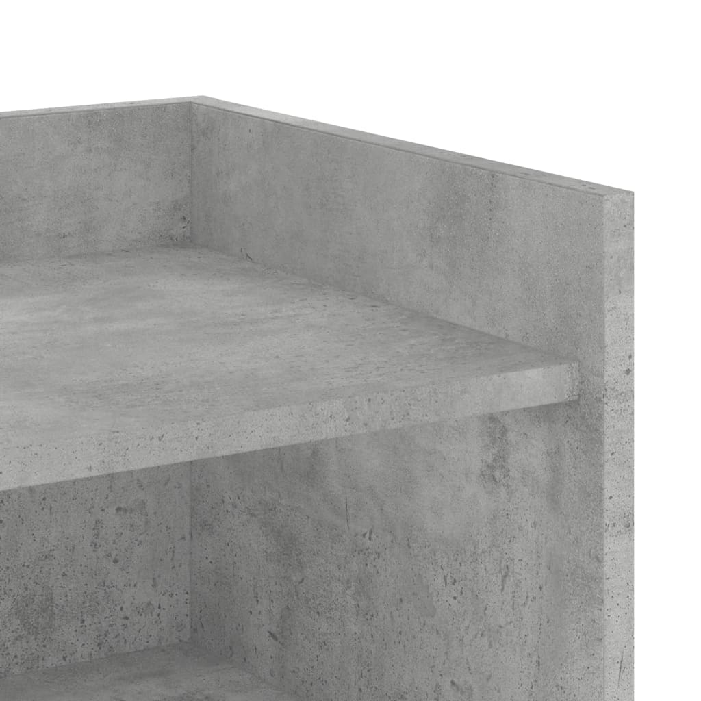vidaXL Szafka, szarość betonu, 45x35x75 cm, materiał drewnopochodny
