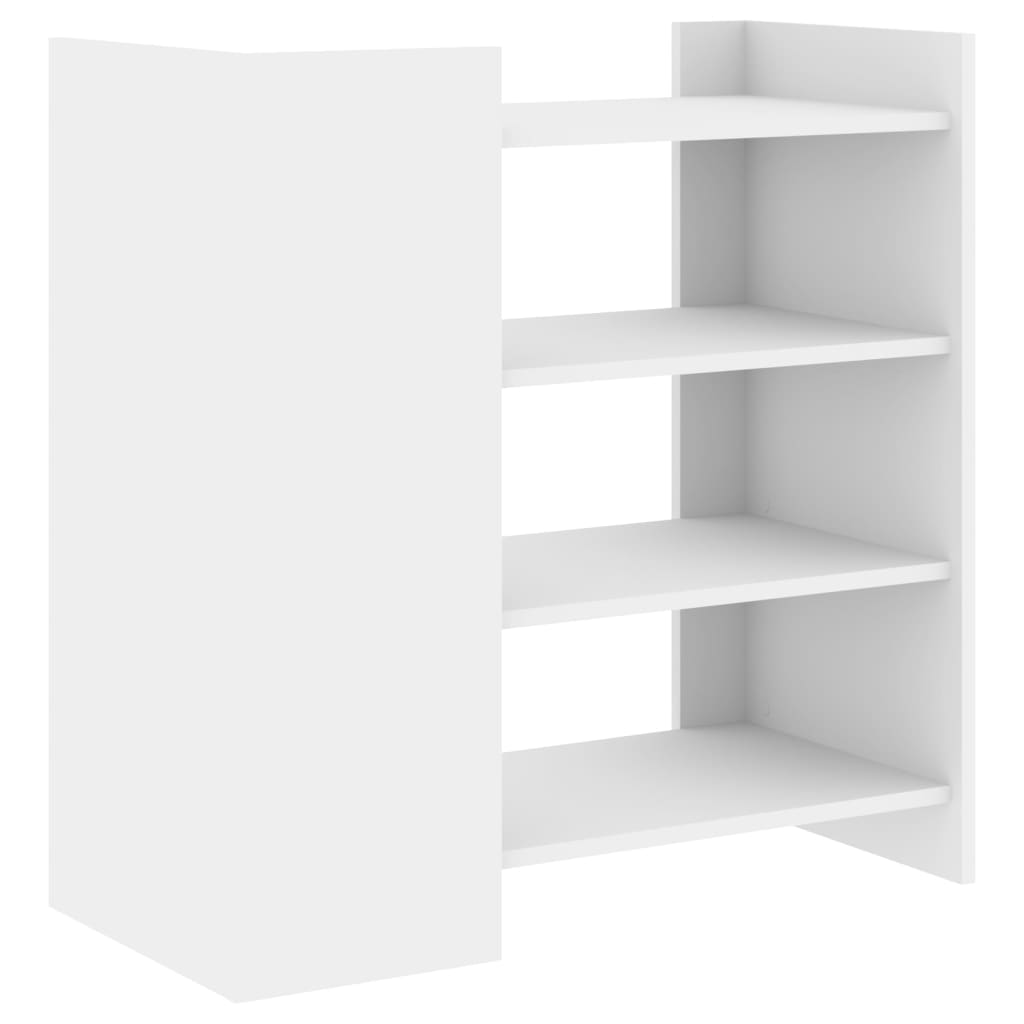vidaXL Szafka, biała, 73,5x35x75 cm, materiał drewnopochodny