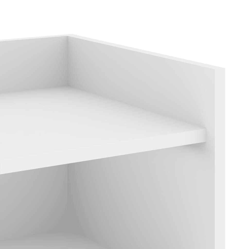 vidaXL Szafka, biała, 73,5x35x75 cm, materiał drewnopochodny
